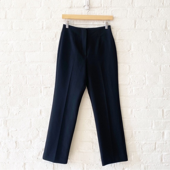 Aritzia || Wilfred Crepe Ankle Trouser Creased Black 2 - Picture 1 of 8